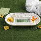 Mudpie Divided Football Field Platter