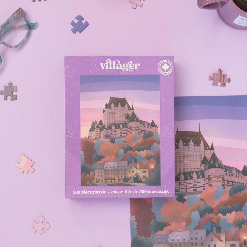 Quebec City | 500-Piece Puzzle | Designed in Canada