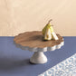 Mudpie Scalloped Pedestal Server