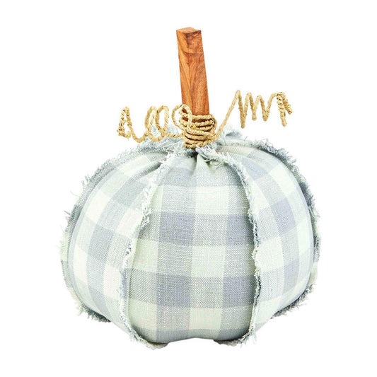 Mudpie Small Gingham Pumpkin