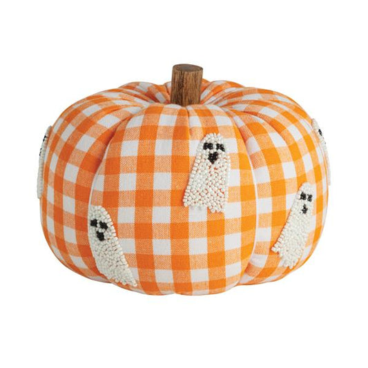 Mudpie Ghost Beaded Icon Pumpkin
