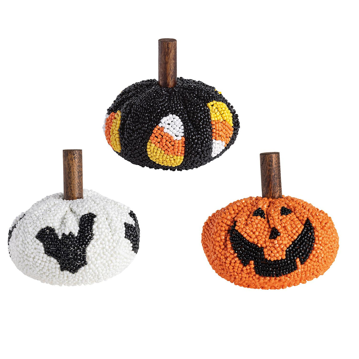 Mudpie Beaded Pumpkin