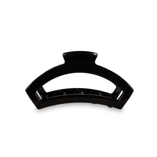 Teleties Open Hair Clip | Small | Jet Black