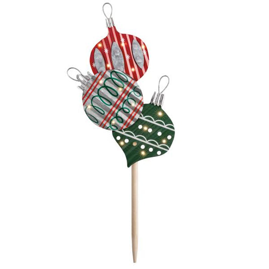 Mudpie Christmas Light Up Yard Stake