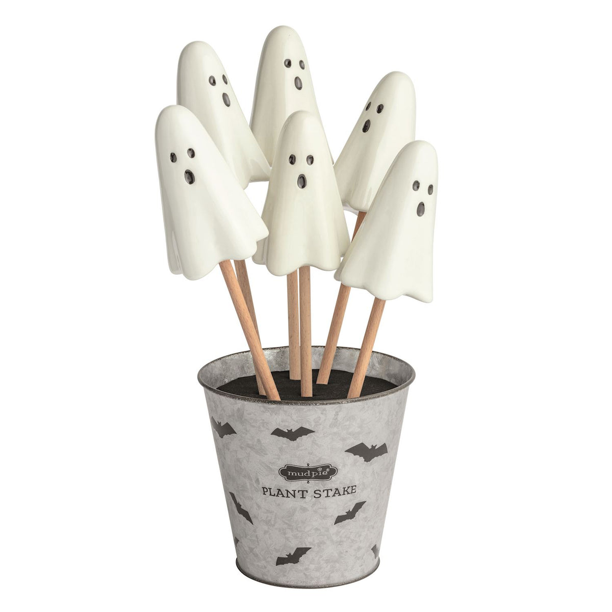 Mudpie Ceramic Ghost Plant Stake