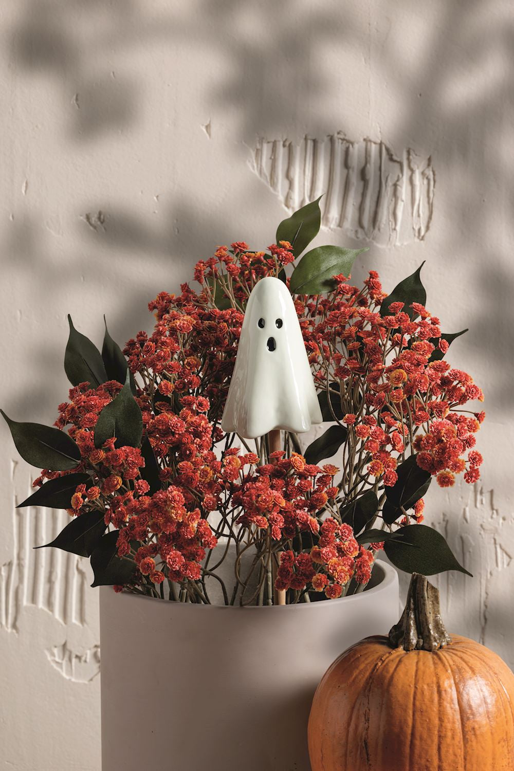 Mudpie Ceramic Ghost Plant Stake