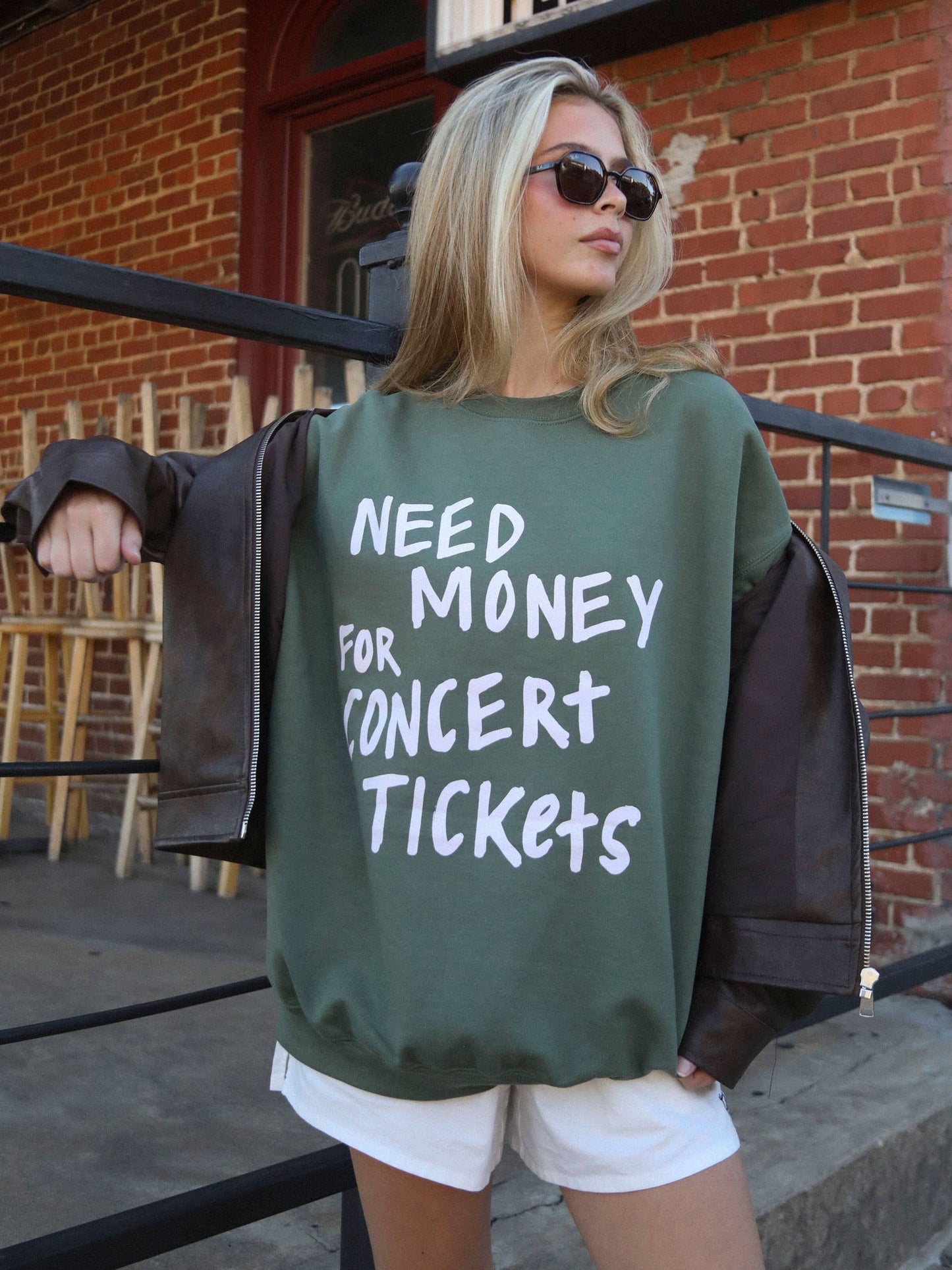 Friday +Saturday Concert Tickets Sweatshirt