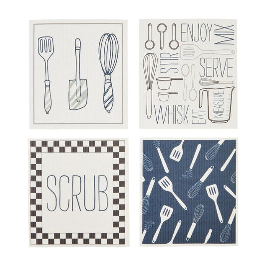 Mudpie Bistro Sponge Dishcloth