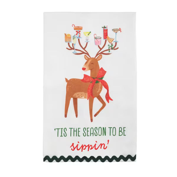 Mudpie Holiday Bar Towel