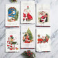 Mudpie Tartan Hem Christmas Tea Towel