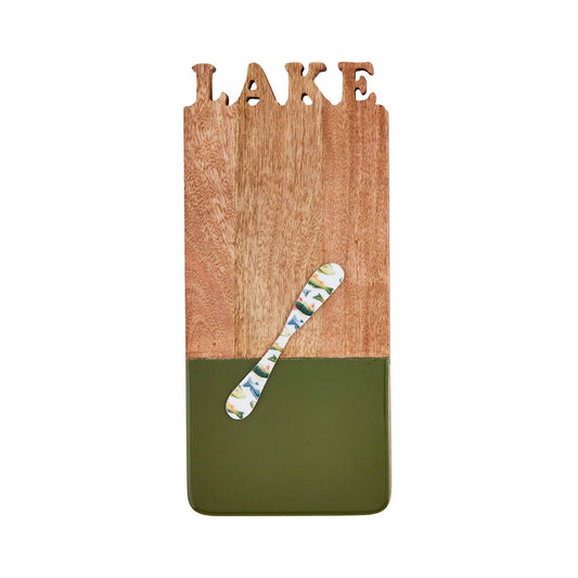 Mudpie Lake Word Cut Out Board