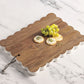 Mudpie Large Scalloped Wood Board
