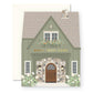 Green Home Sweet Home folded Greeting Card