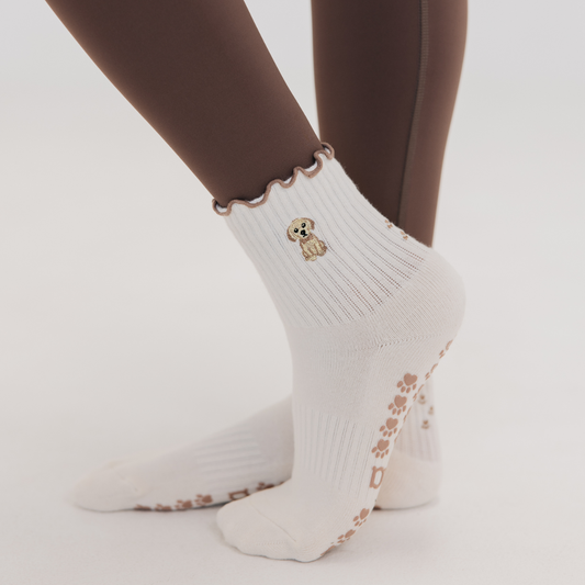 Goldendoodle Grip Socks