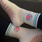 Just Happy To Be Here Grip Socks