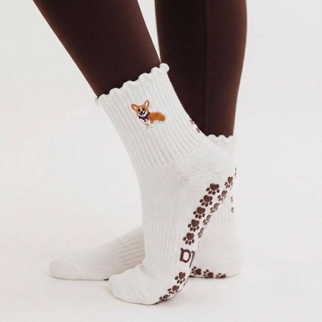 Corgi Grip Socks