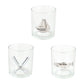Mudpie Lake Double Old Fashioned Glass