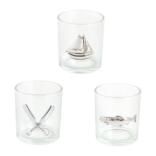 Mudpie Lake Double Old Fashioned Glass