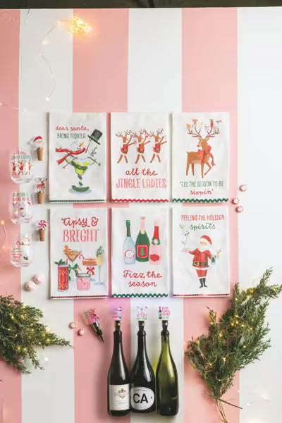 Mudpie Holiday Bar Towel