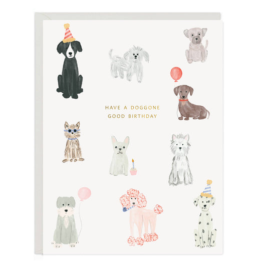 Doggone Birthday Greeting Card
