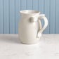 Mudpie White Bow Pitcher