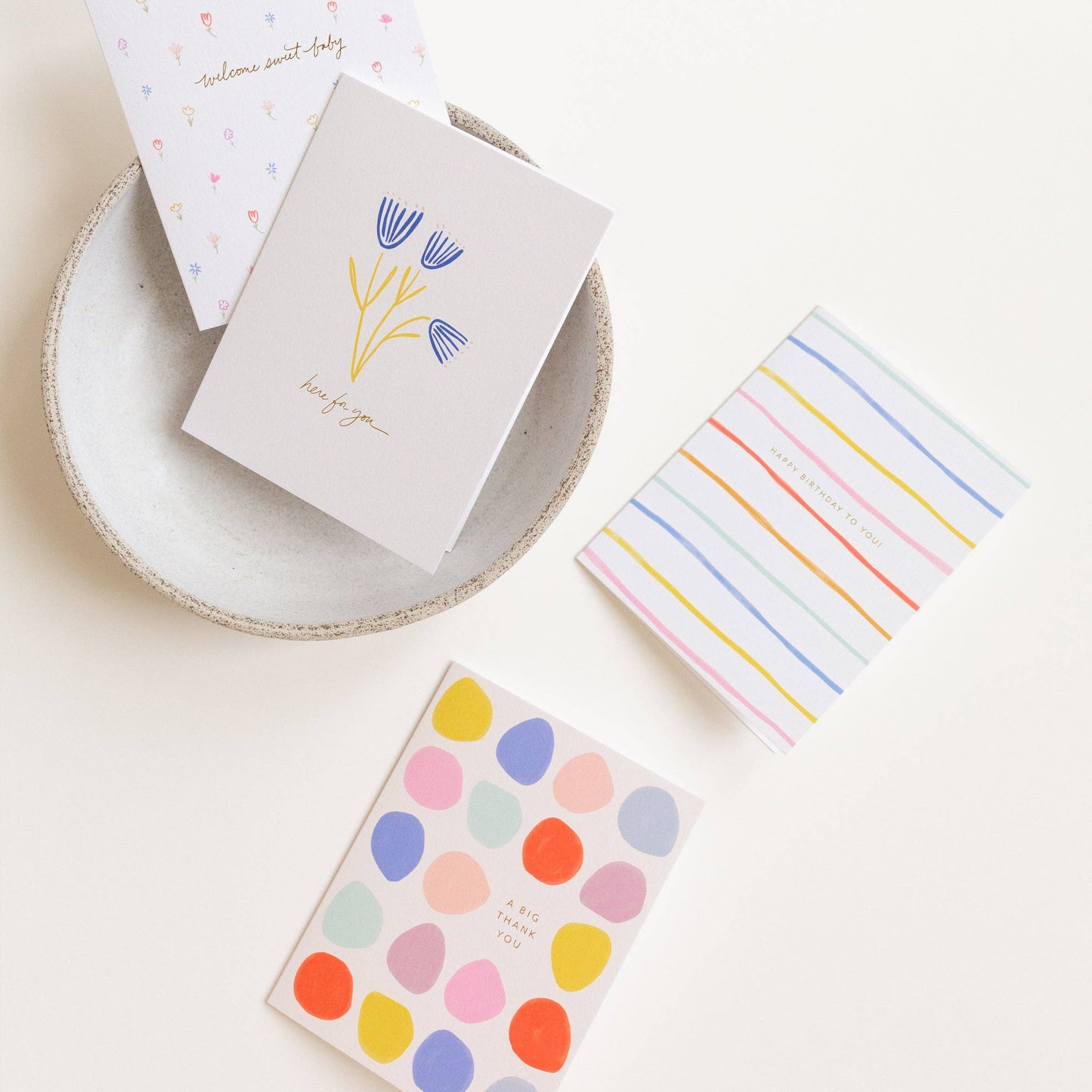 Birthday Stripes Greeting Card