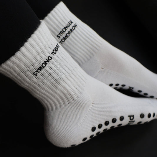 Strong Today, Stronger Tomorrow Grip Socks