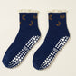 Croissant Ruffle Grip Sock, Pilates Socks