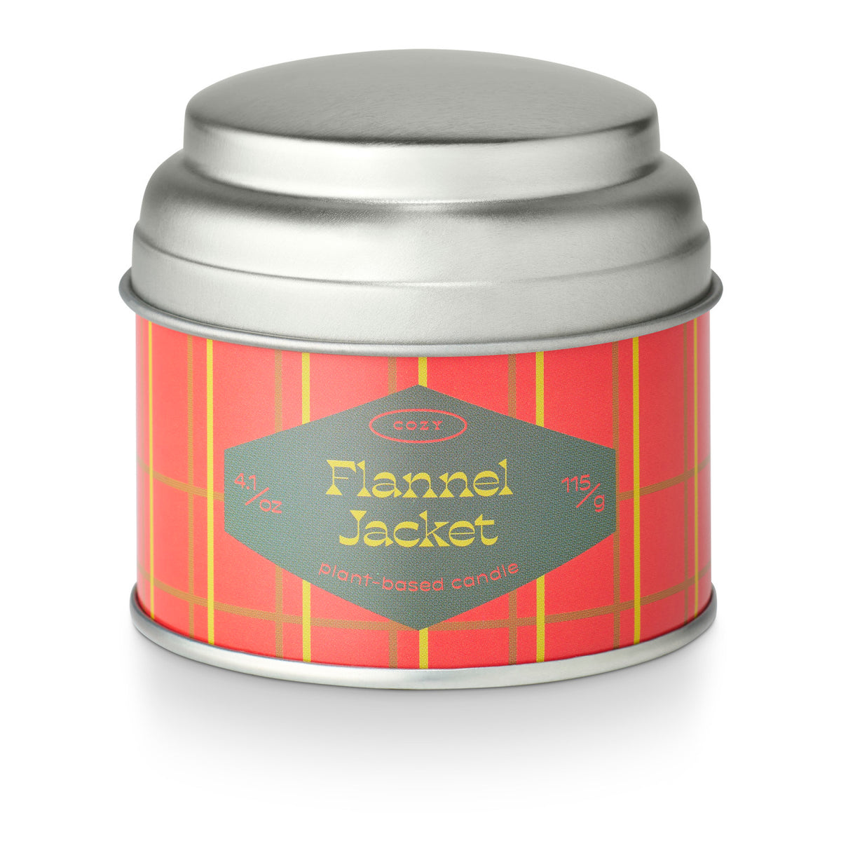 Illume Flannel Jacket Grandpa's Tin
