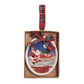 Mudpie Holiday Scene Ornament