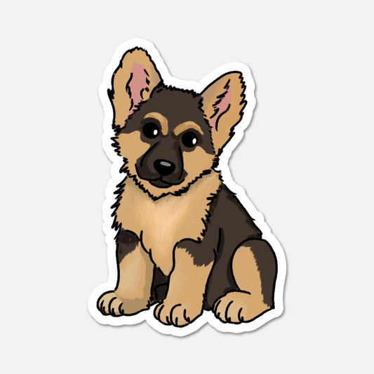 Max, The German Shepherd - Dog Sticker