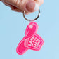 Cowboy Butts PVC Keychain