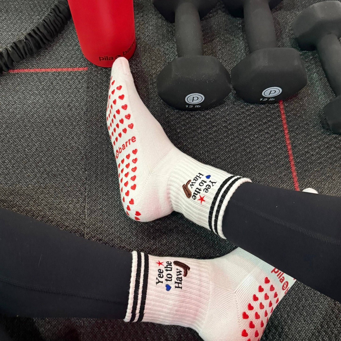 Yee To The Haw Grip Socks