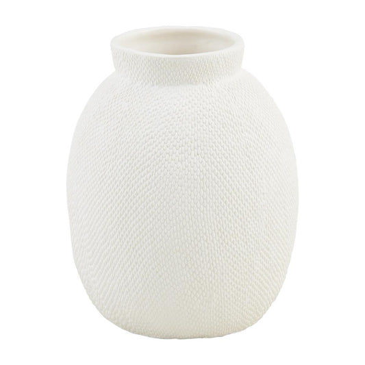 Mudpie Short Pressed Textured Vase