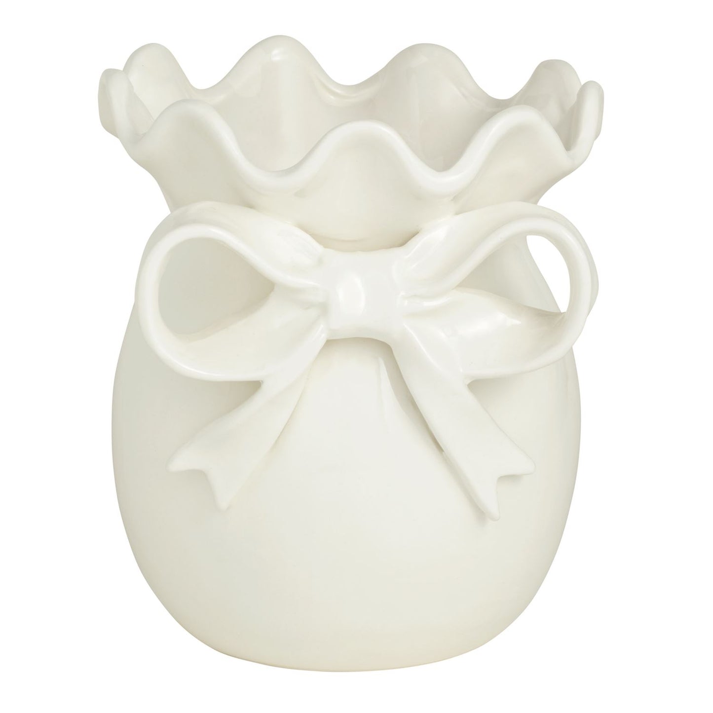 Mudpie Large Bow Vase