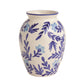 Mudpie Blue Vine Medium Vase