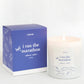 I Ran the Half Marathon Candle
