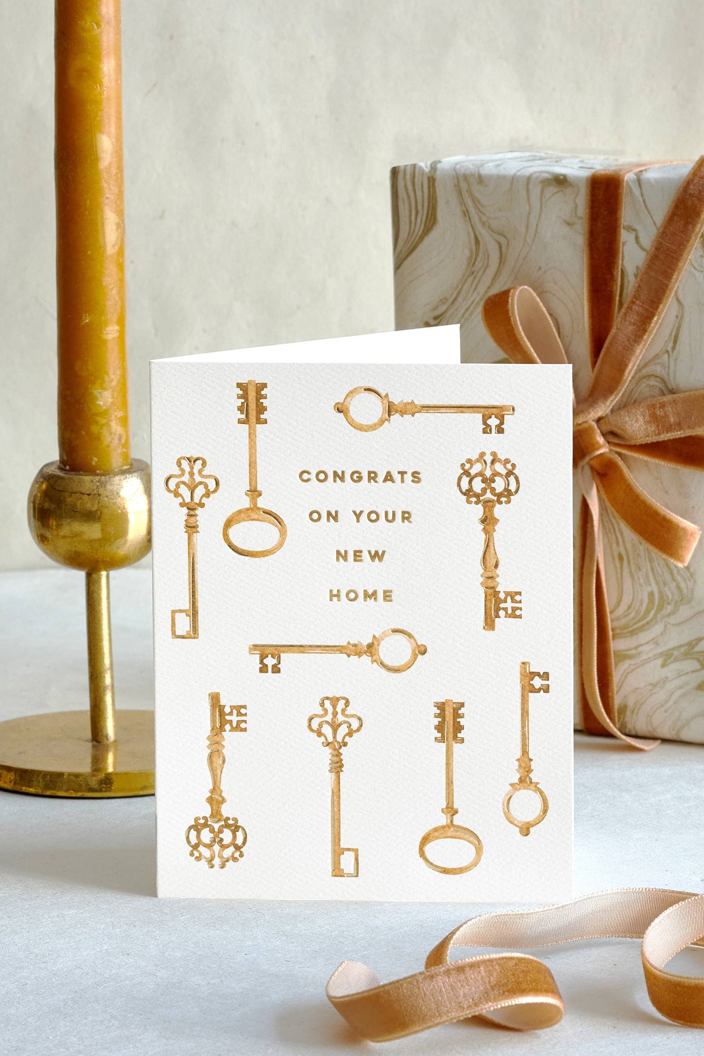 Keys Welcome Home Greeting Card | Housewarming Card
