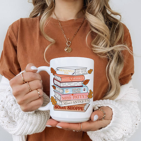Gilmore Girl Books 15 oz Mug