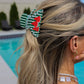 Watermelon Eclectic Claw Clip