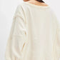 Free People Graphic Camden Pullover Sardine