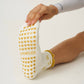 Bow Ruffle Grip Sock [Gold], Pilates Socks