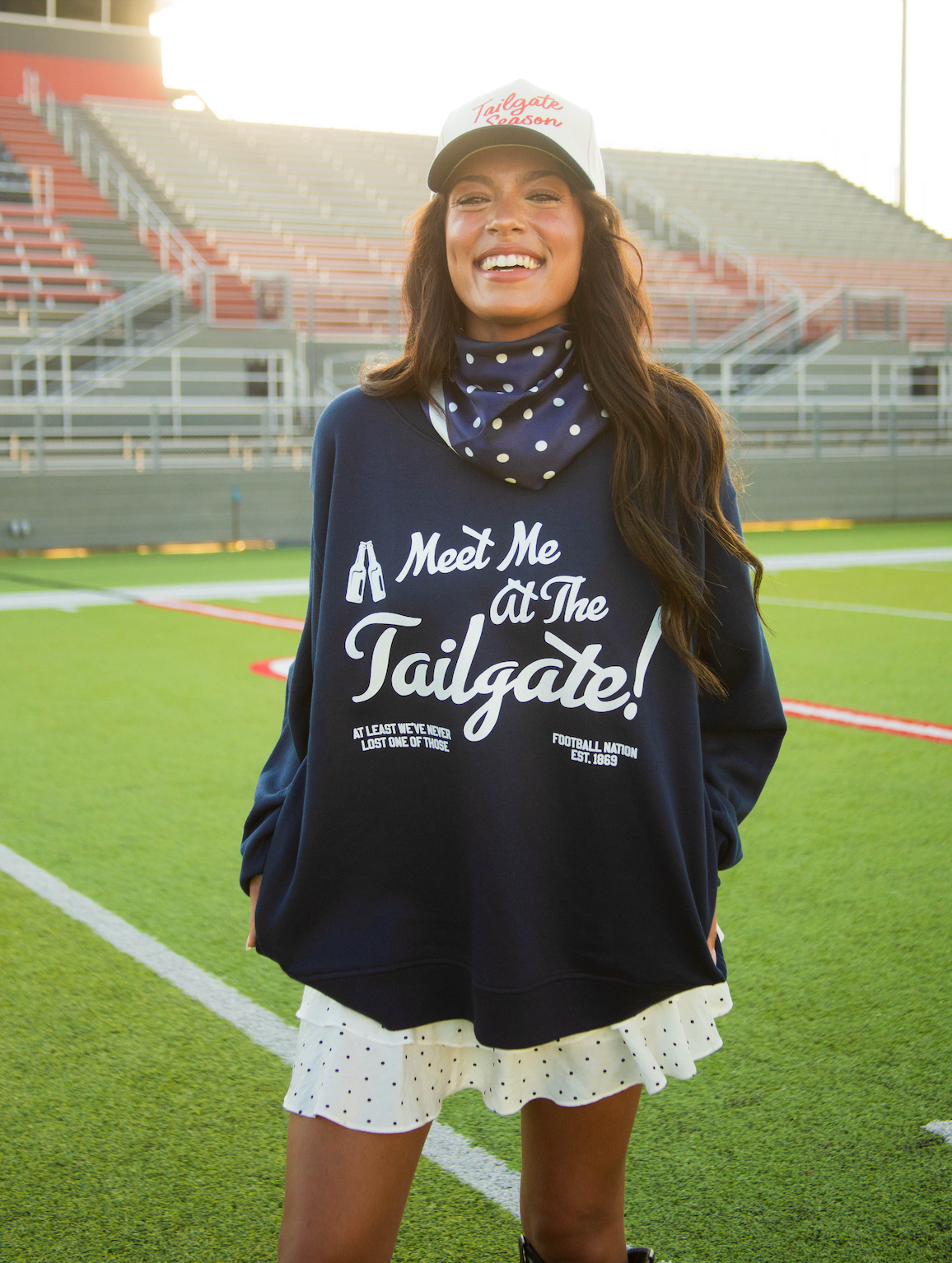 Friday + Saturday Meet Me At The Tailgate Mockneck