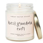 Best Grandma Ever Candle