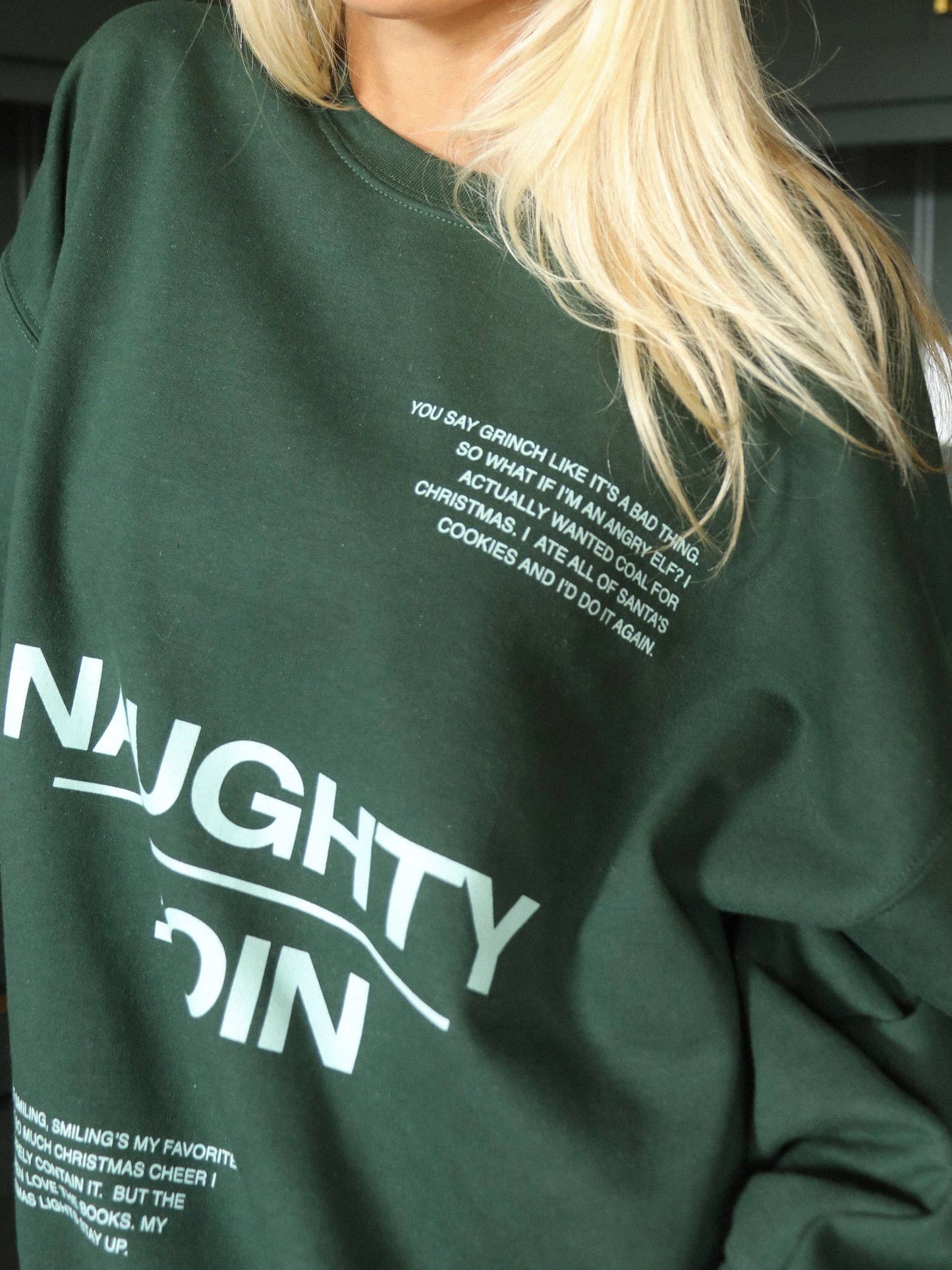 Friday + Saturday Naughty and Nice Sweatshirt