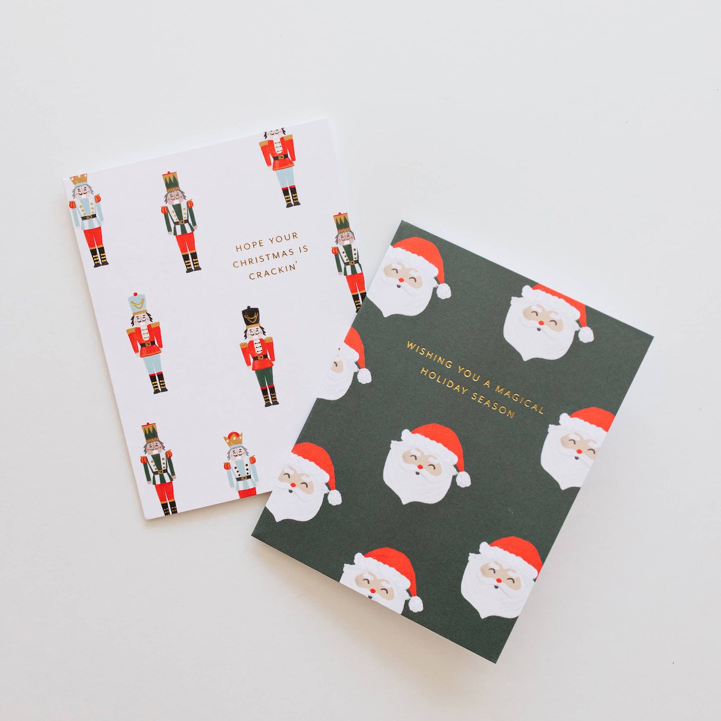 Nutcracker Christmas Card: Single