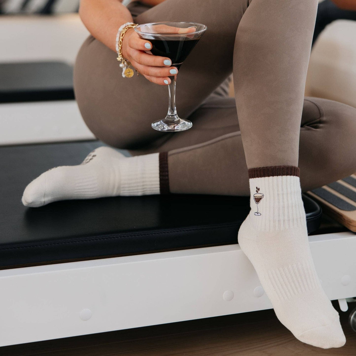 Espresso Martini Grip Socks