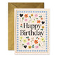 Mosaic Birthday Floral Greeting Card