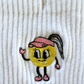 Pickleball Girlie Embroidered Pickleball Ladies Crew Socks