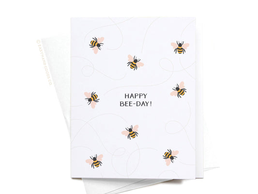 Happy Bee-day Greeting Card